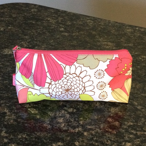 Clinique Floral Cosmetic Bags x 2 - Picture 3 of 10
